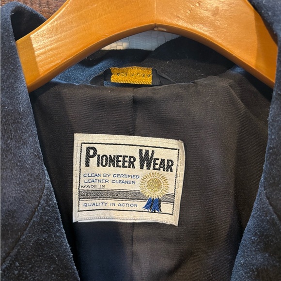 PIONEER Women's Black Fringe Blazer jacket size Medium Large - Picture 3 of 12